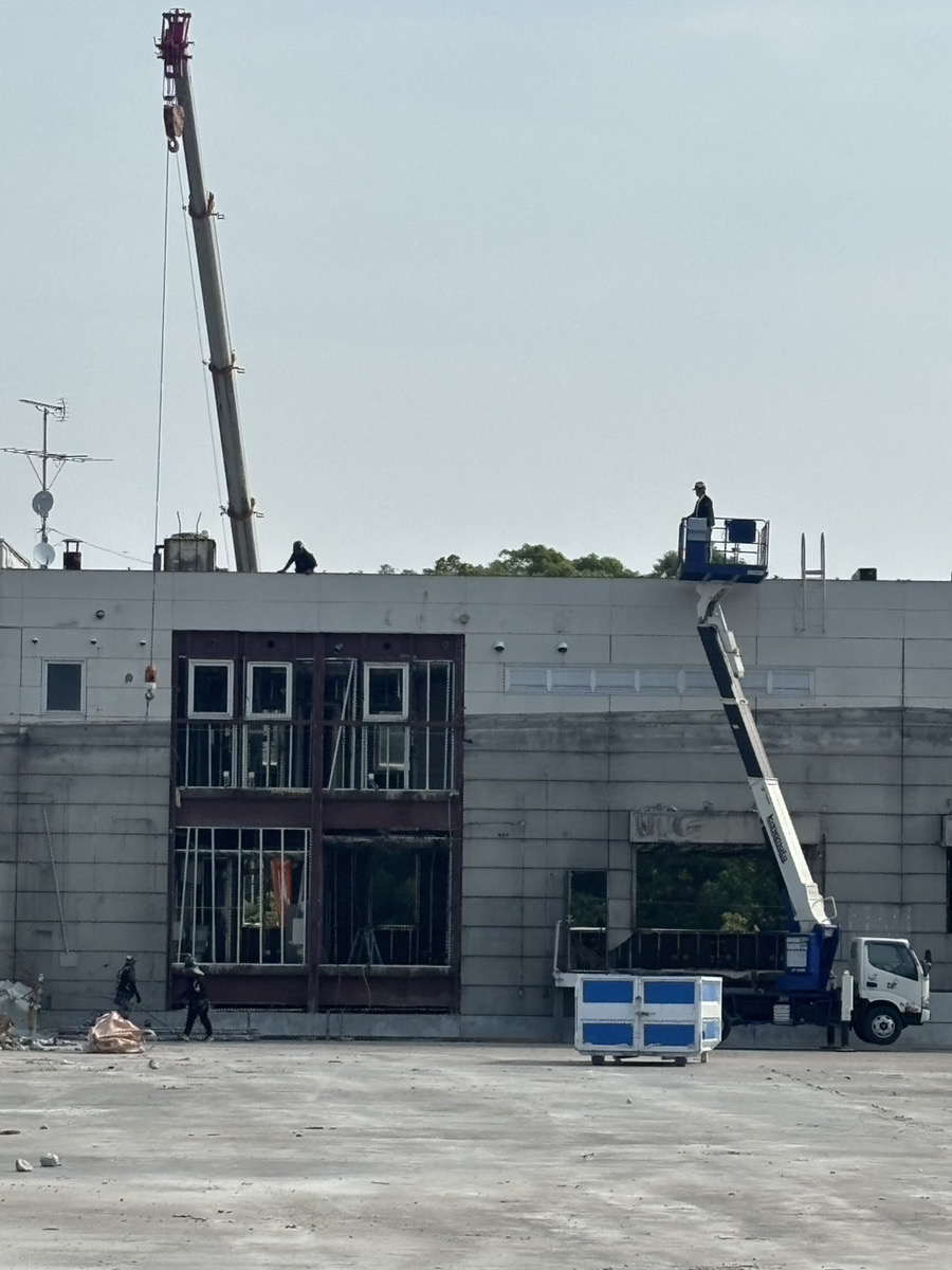 箱崎日通ターミナル倉庫解体2
